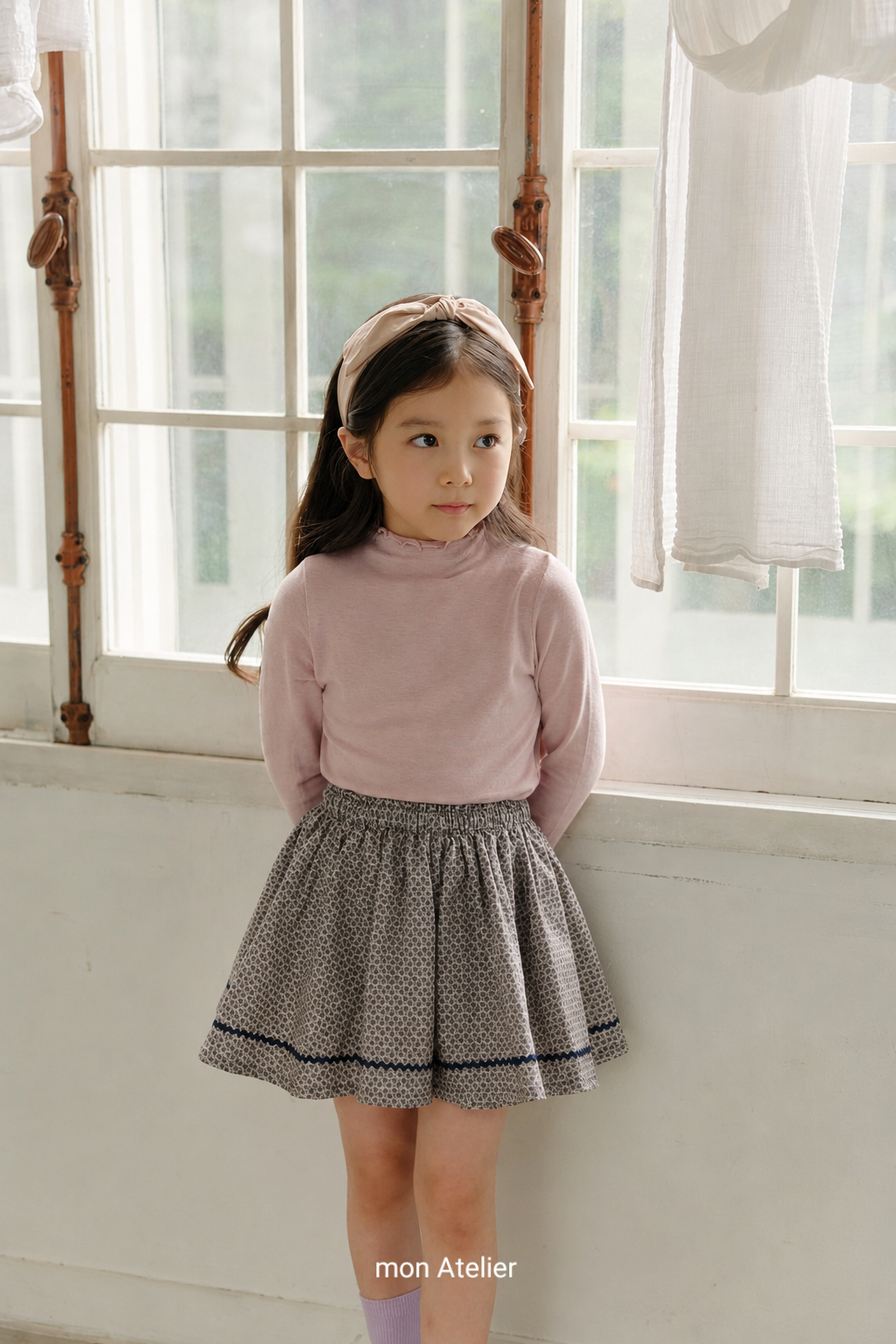 (予約) mon Atelier  / bloom skirt