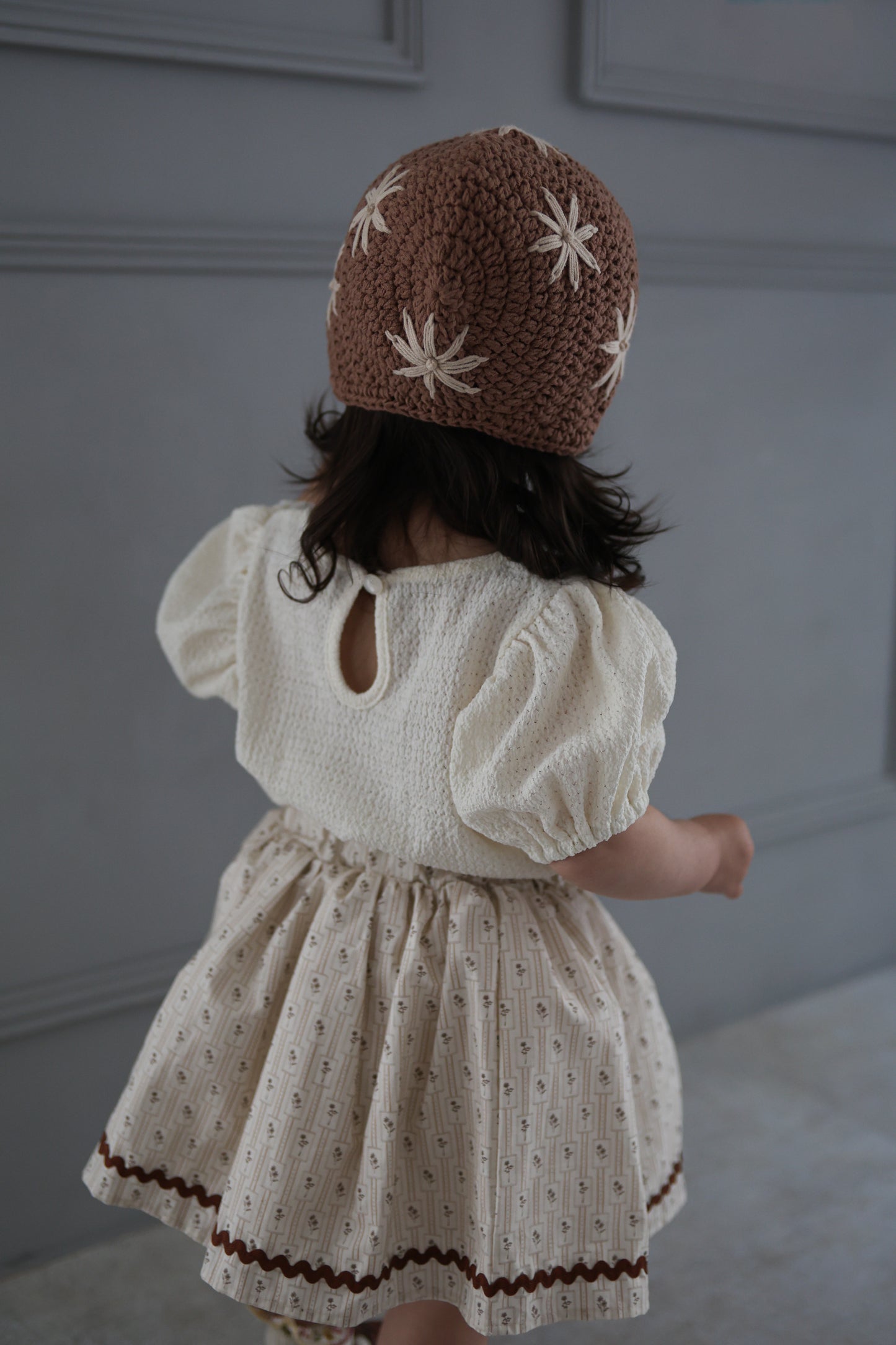 [原創] 鈴蘭泡泡袖 象牙色