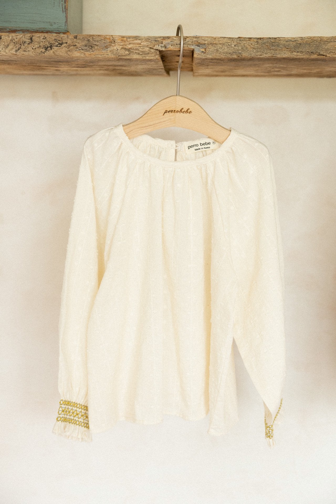 (予約)perro bebe / Jasmine blouse - cream