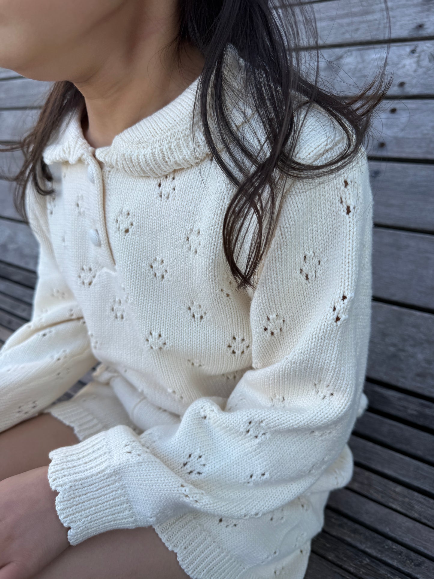 Roa / Punching Knit Set