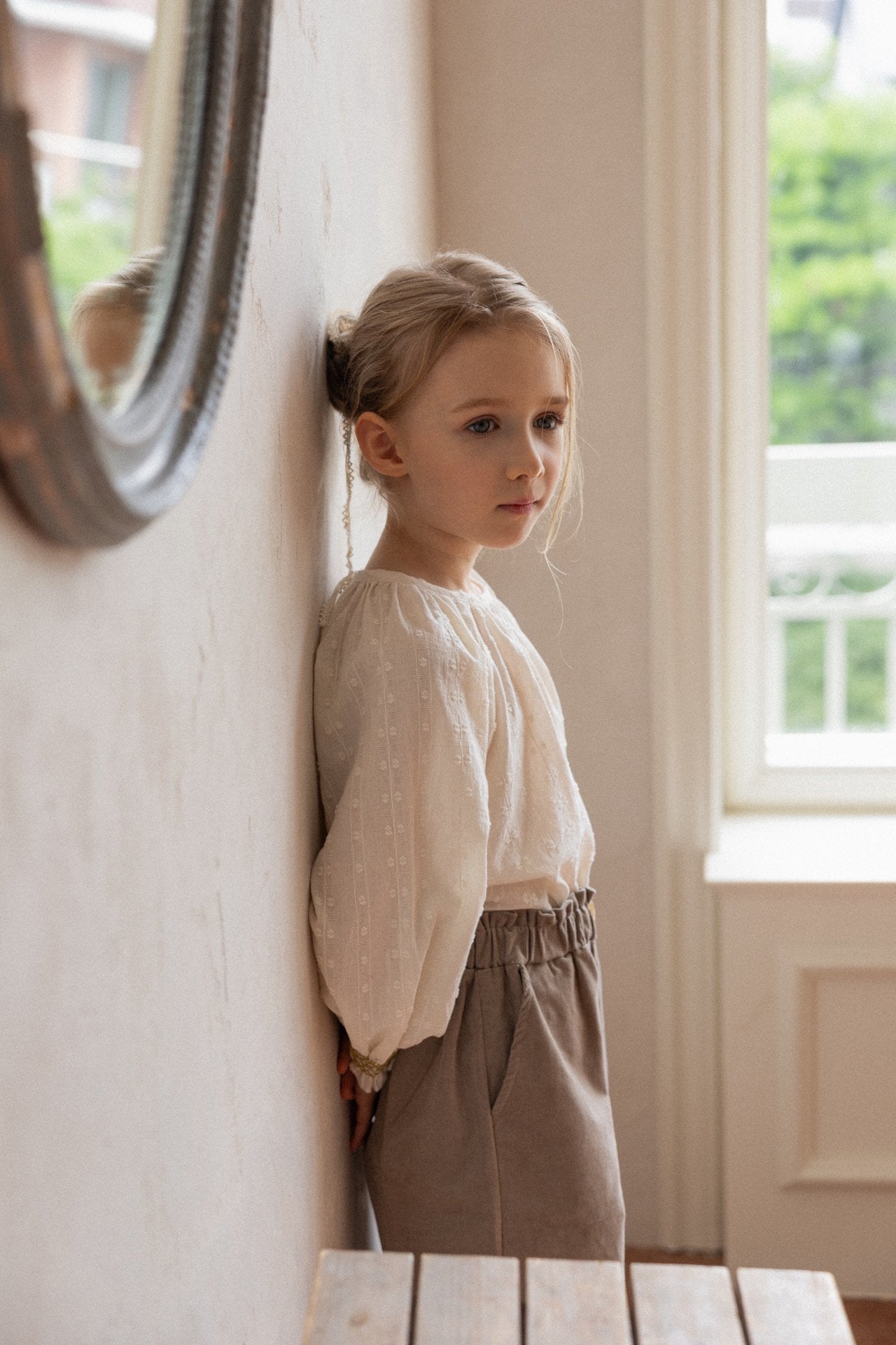 (予約)perro bebe / Jasmine blouse - cream