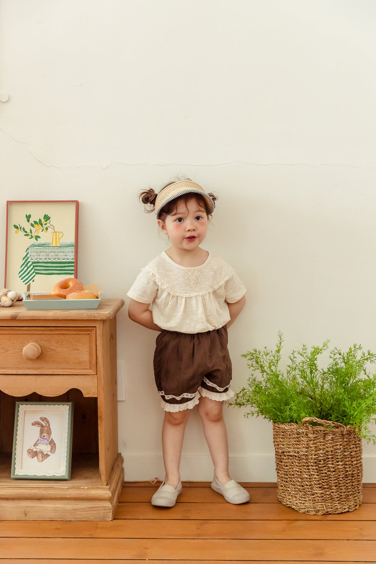 (取り寄せ) milk powder  /  Slub Tee