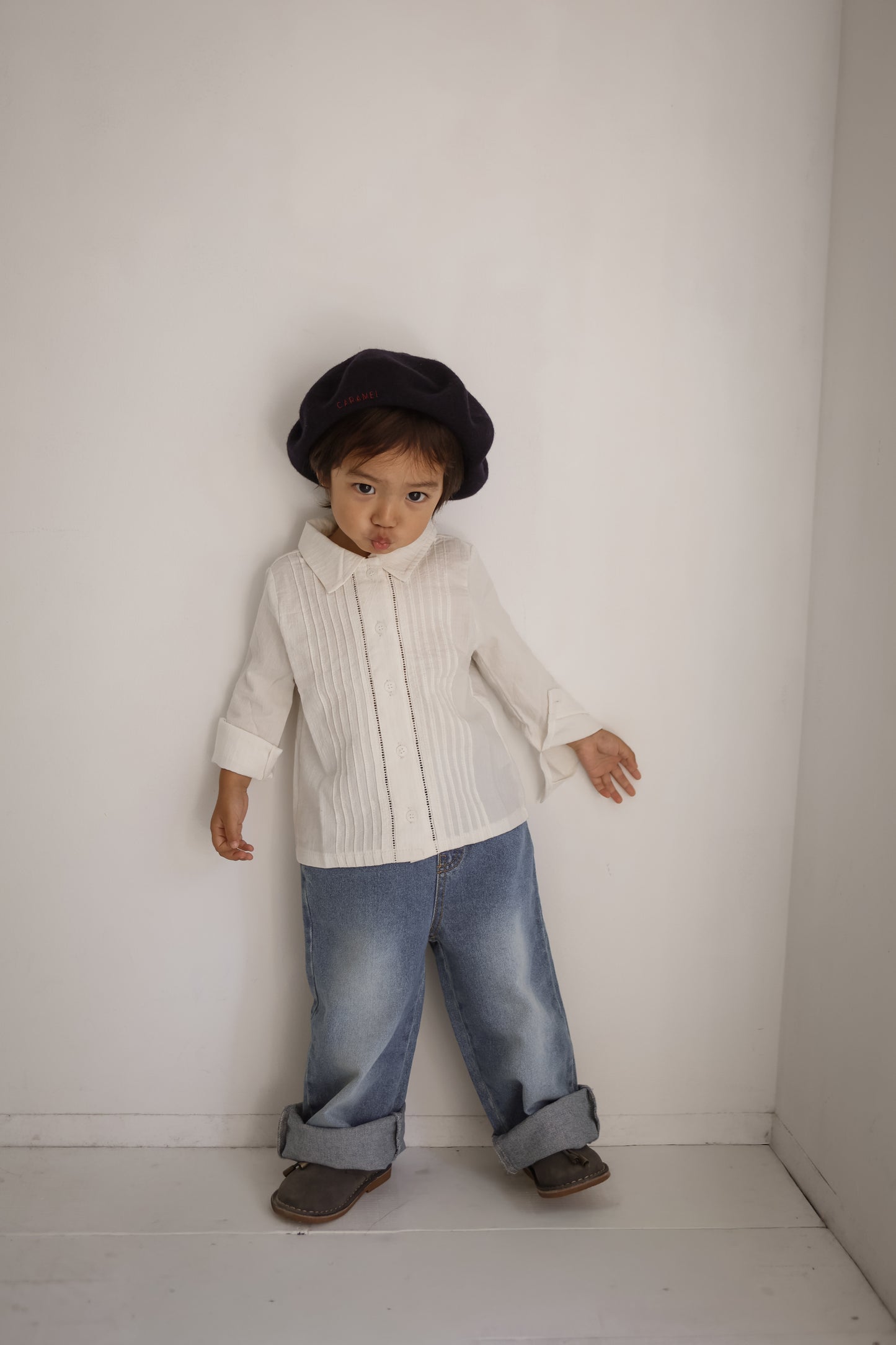 (送料無料)OREN / Arlo Pintuck Shirt
