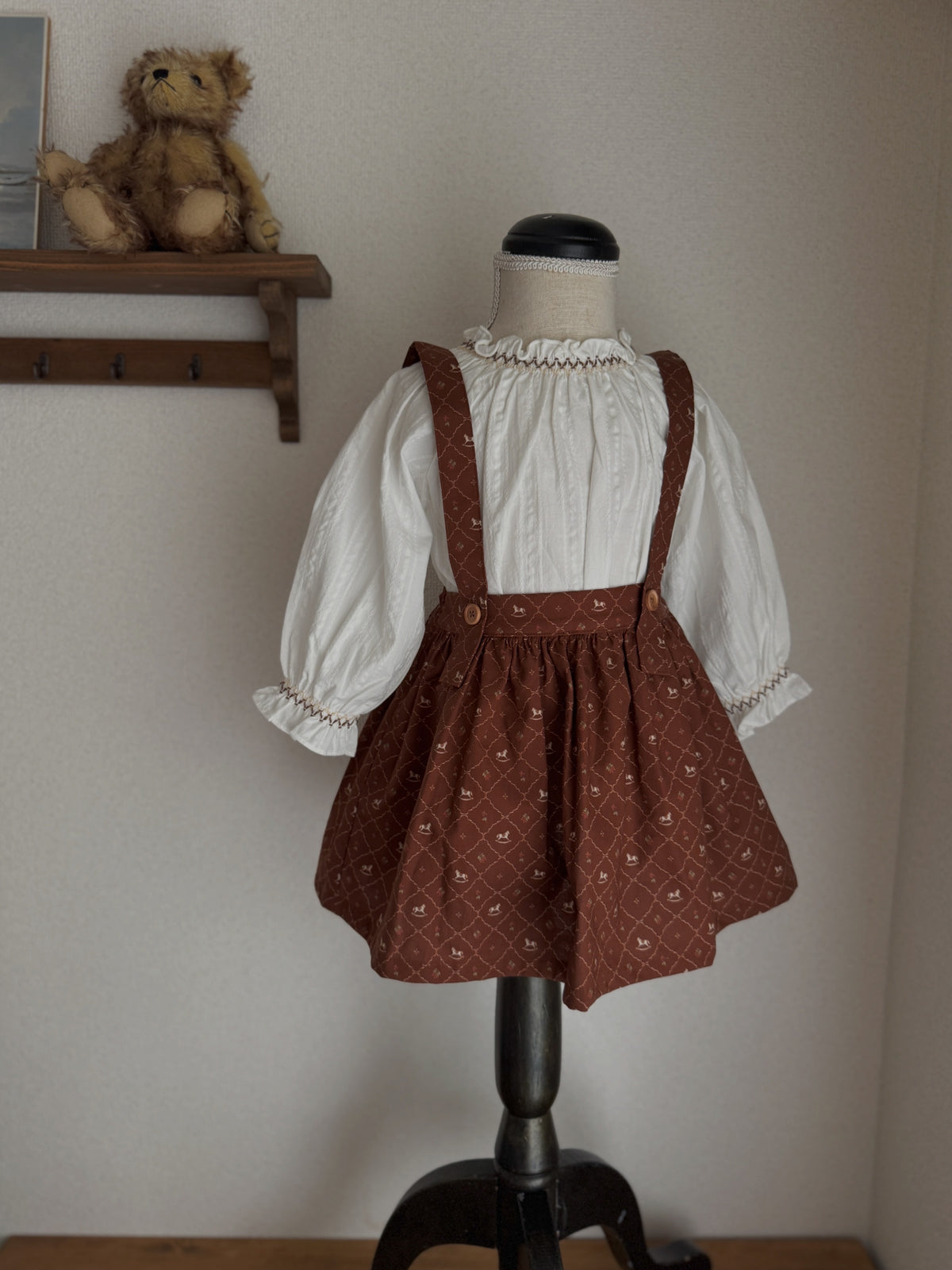 (受注販売) Original Cheval Antique skirt & blommer オーダー権