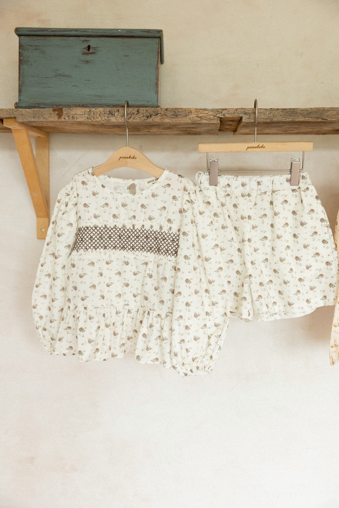 (予約)perro bebe / Bonny setup - cream