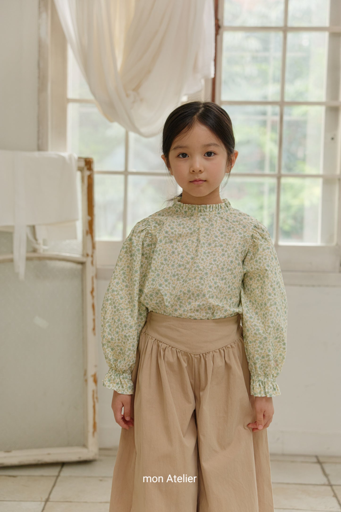 (予約) mon Atelier  / daisy blouse