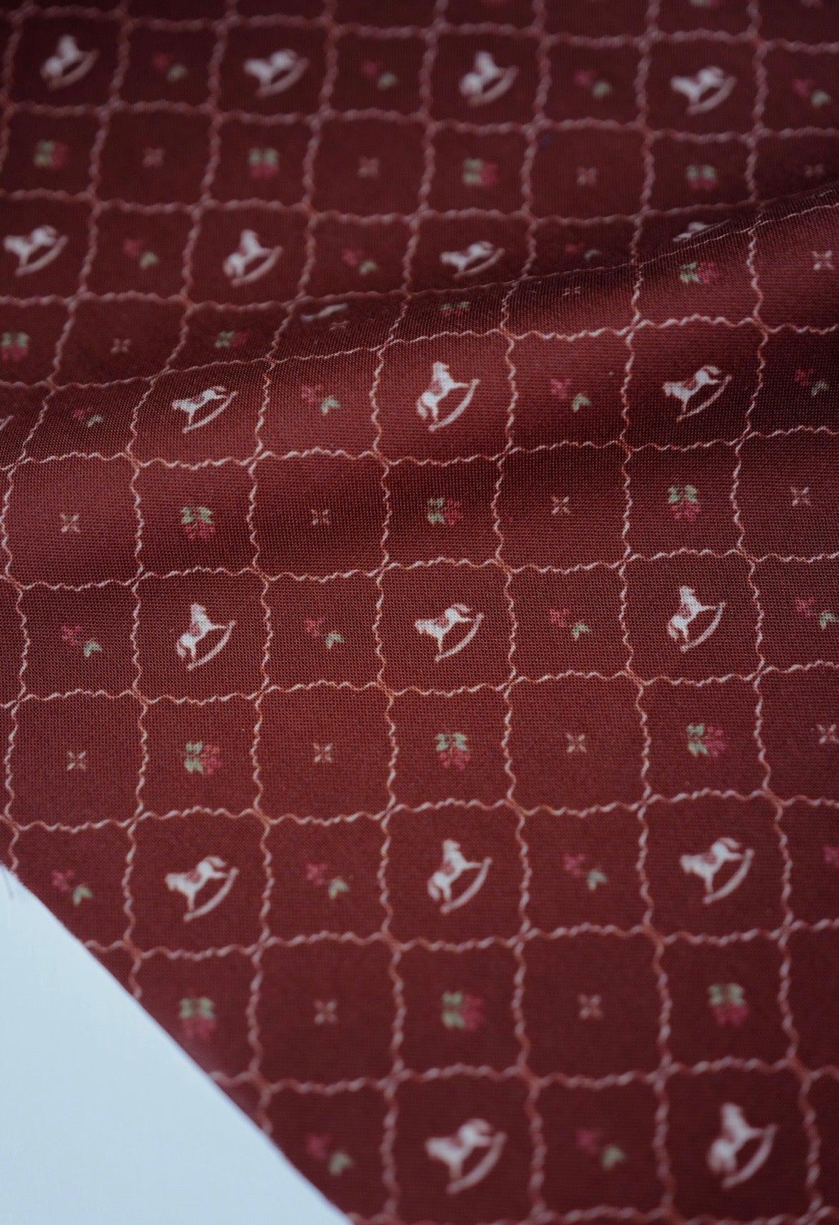 original fabric " Cheval Antique - cinnamon "