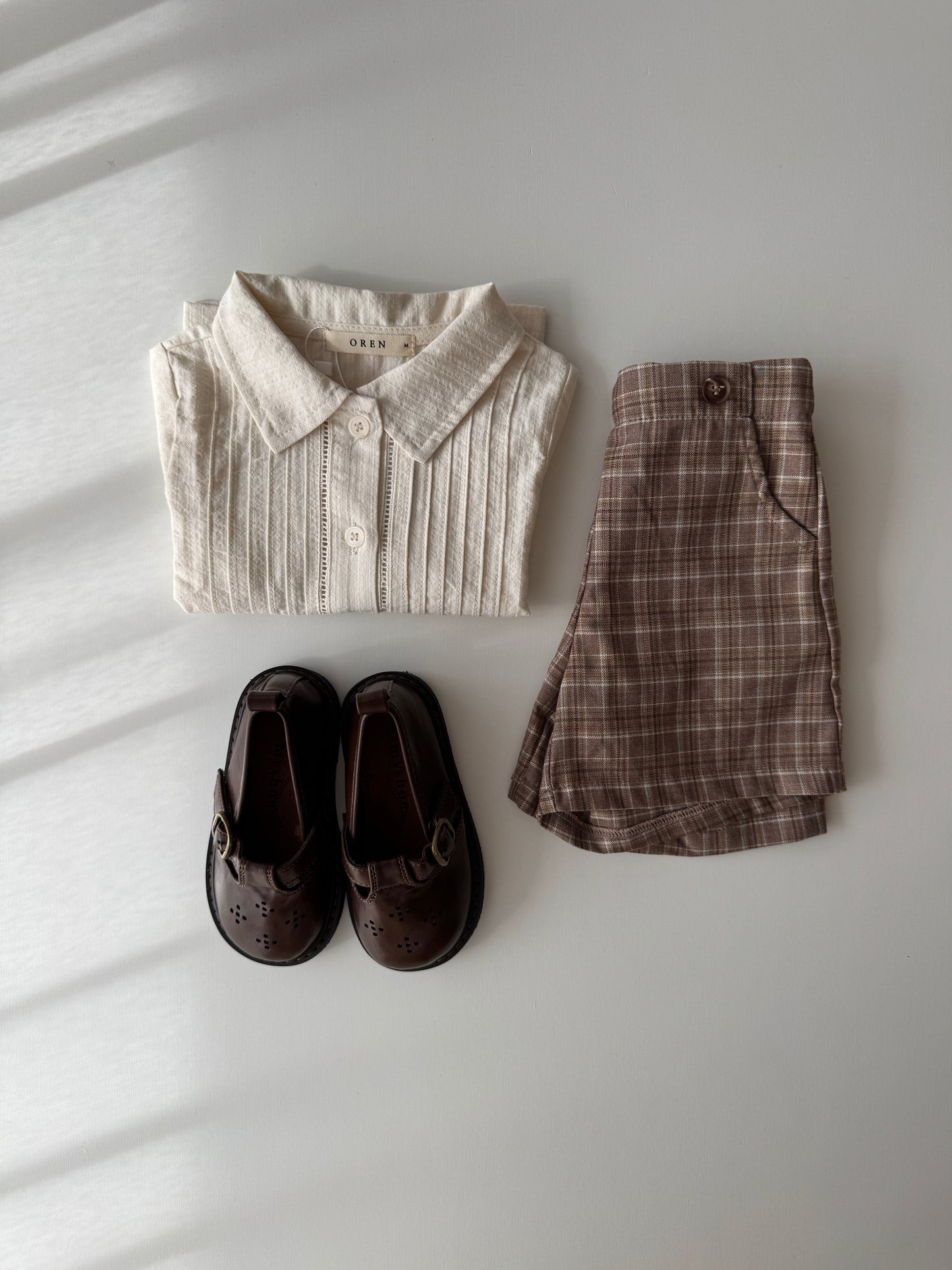 (送料無料)OREN / Arlo Pintuck Shirt
