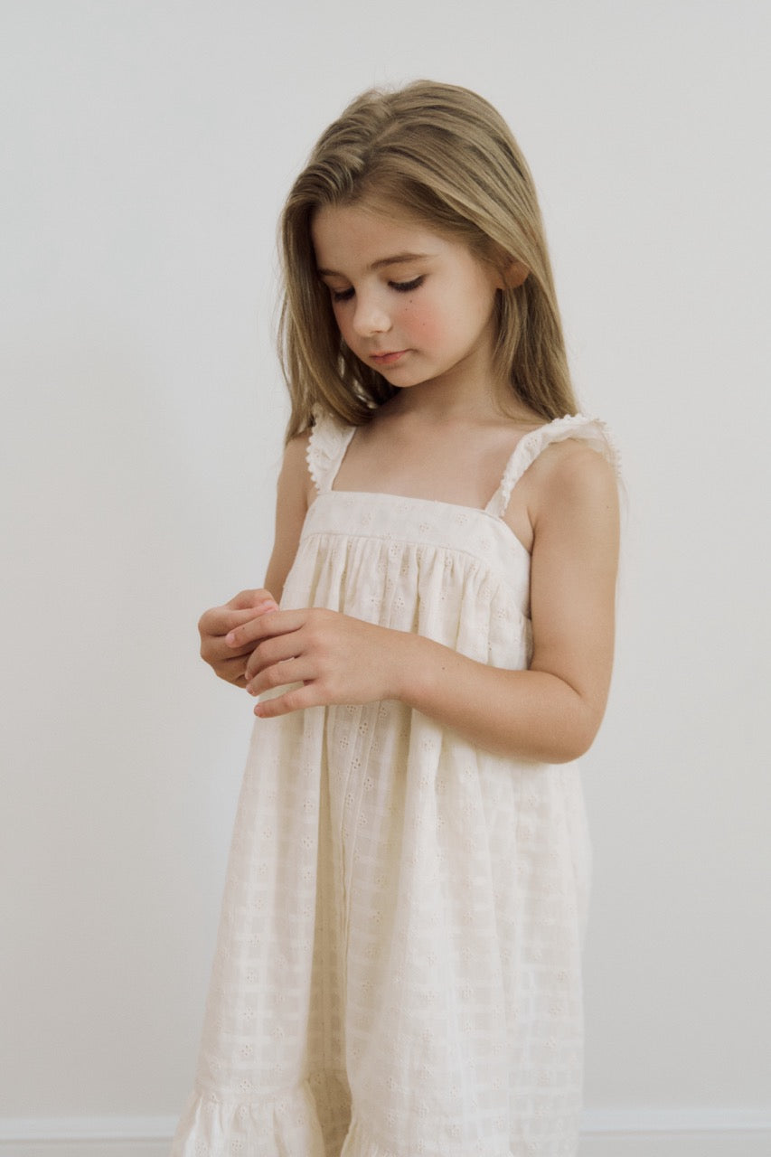 (予約) inné / miette ruffle dress (ivory)