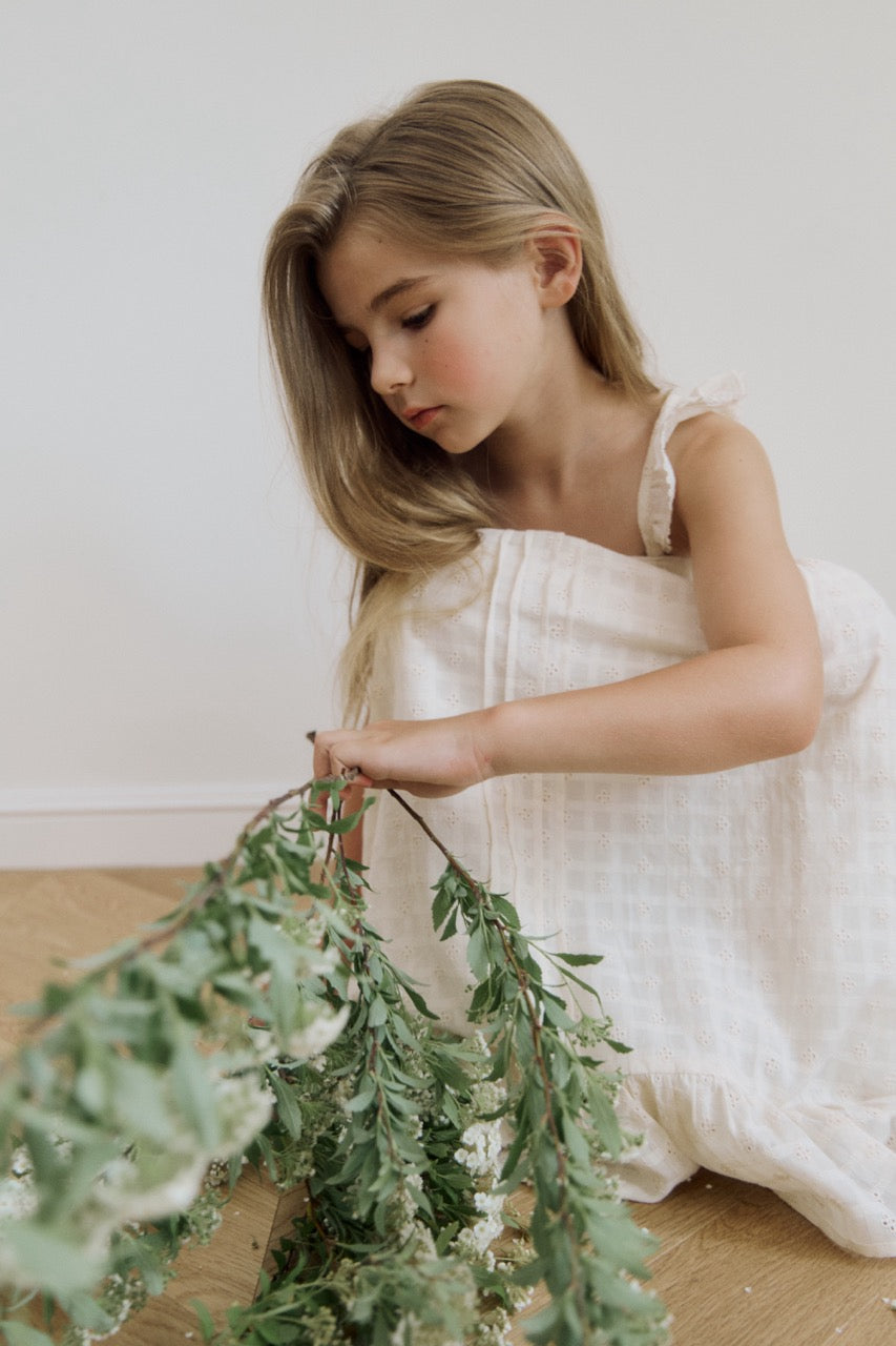 (予約) inné / miette ruffle dress (ivory)