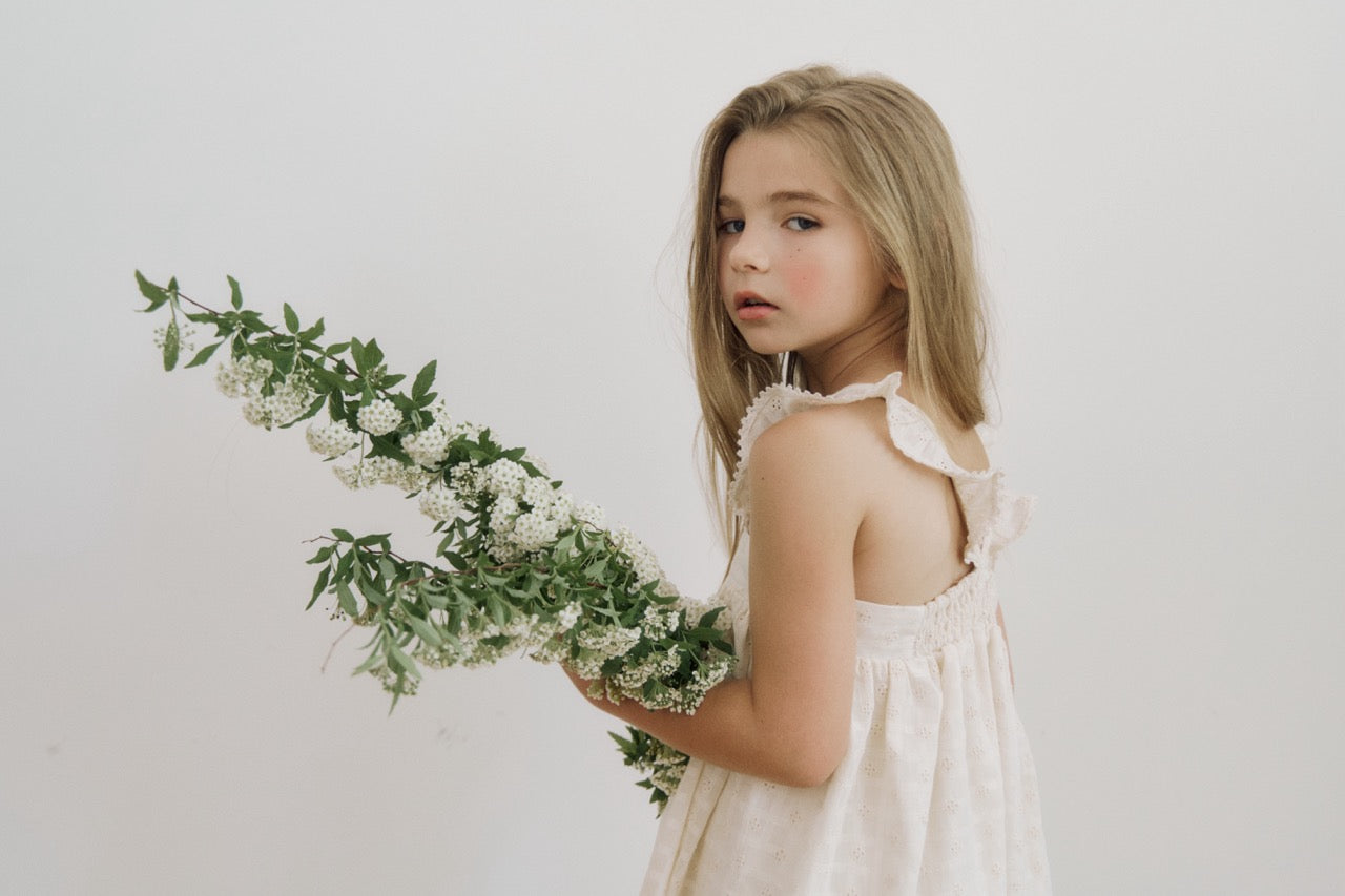 (予約) inné / miette ruffle dress (ivory)