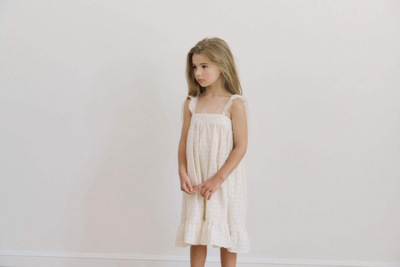(予約) inné / miette ruffle dress (ivory)