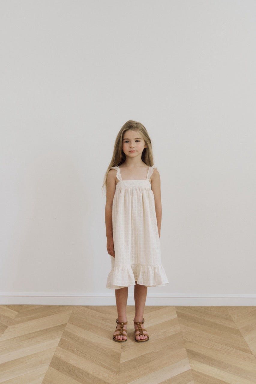 (予約) inné / miette ruffle dress (ivory)