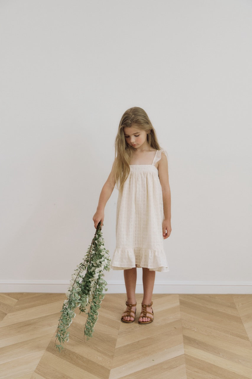 (予約) inné / miette ruffle dress (ivory)