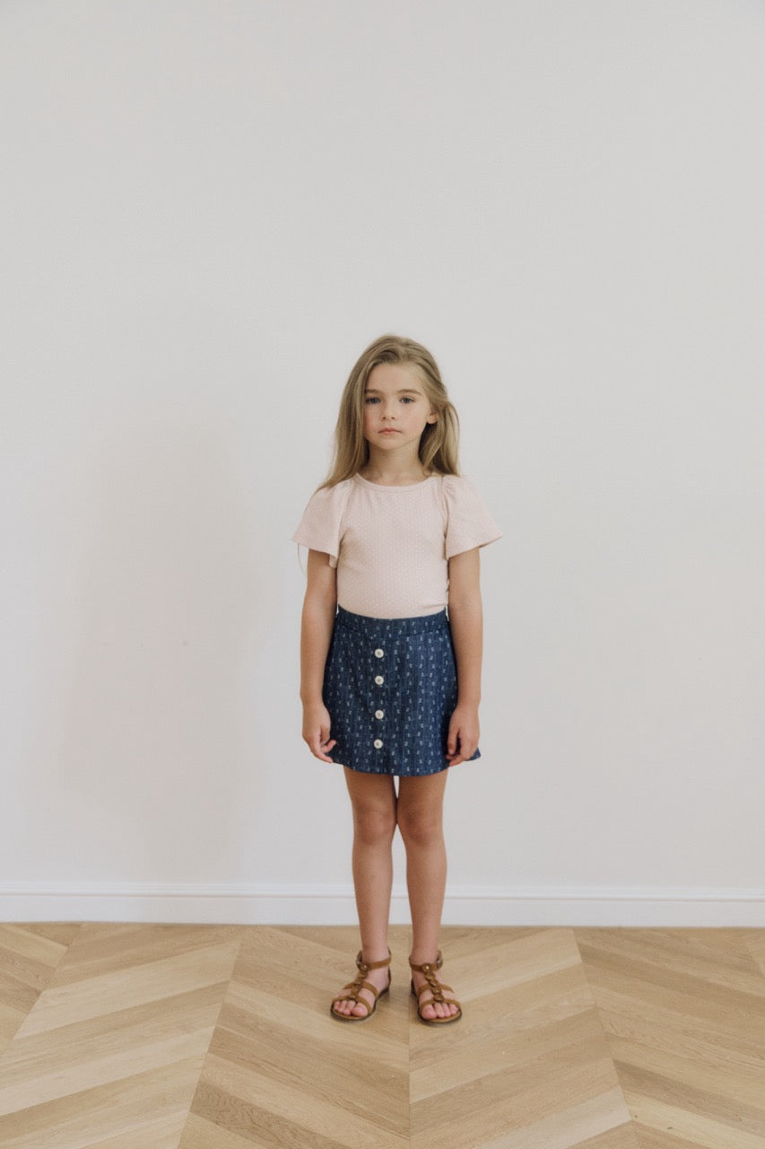 (予約) inné / Floria tee (pink dot)