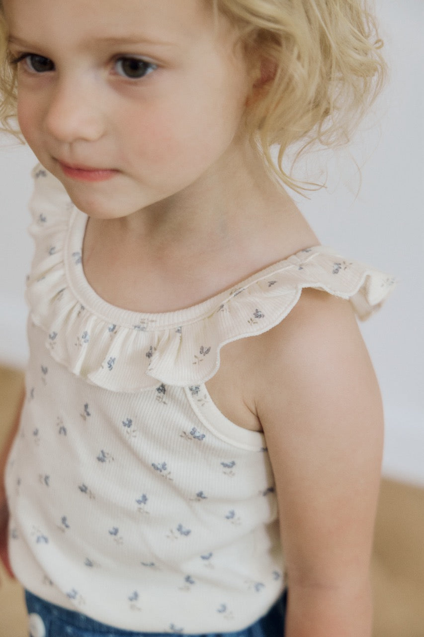 (予約) inné / ruffled sleeveless (flower)