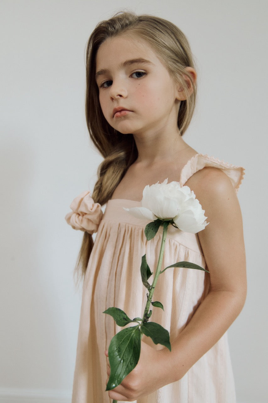 (予約) inné / miette ruffle dress (peach)