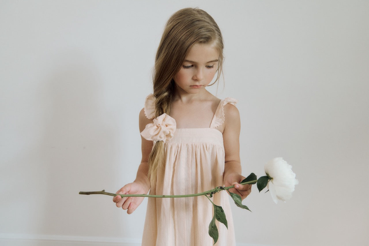 (予約) inné / miette ruffle dress (peach)