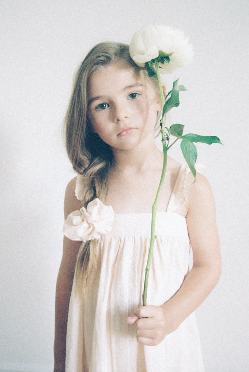 (予約) inné / miette ruffle dress (peach)