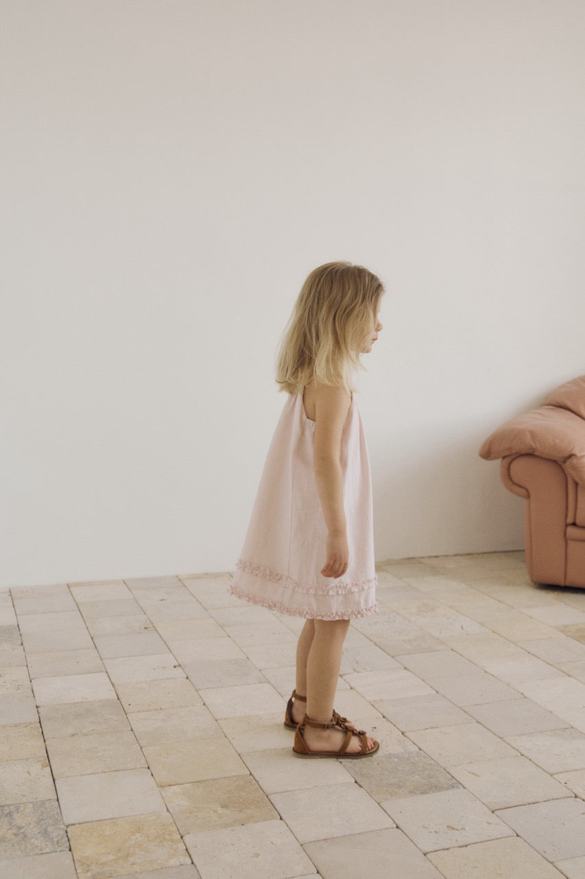 (予約) inné / linen firll ops (pink)