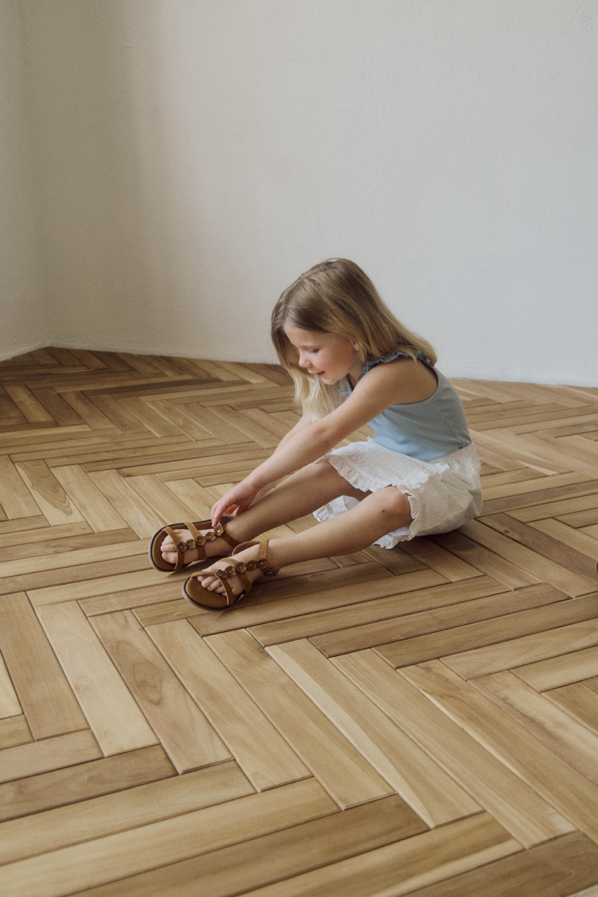 (予約) inné / Rosalie sandal (brown)