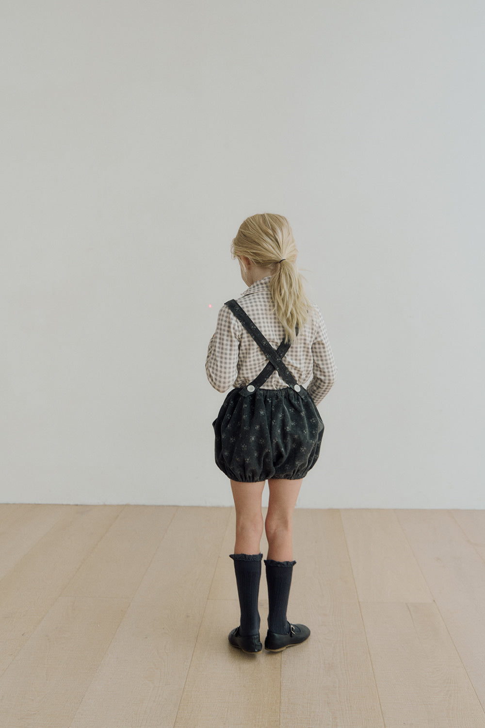 (予約) inné / Corduroy leni bloomer - charcoal