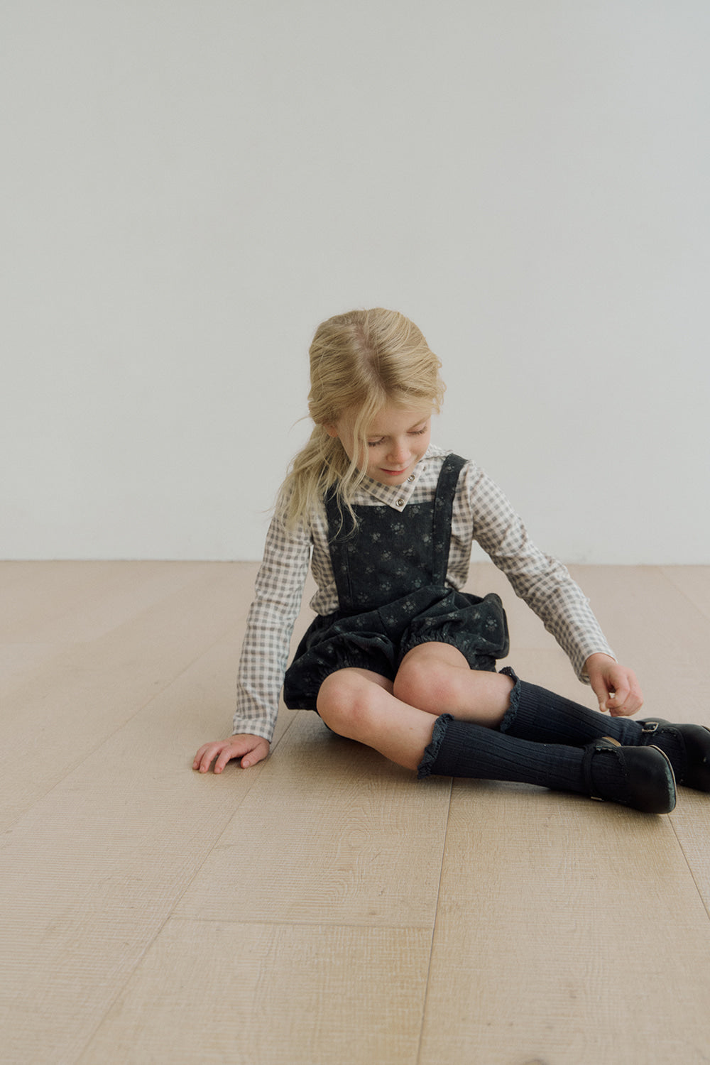 (予約) inné / Corduroy leni bloomer - charcoal