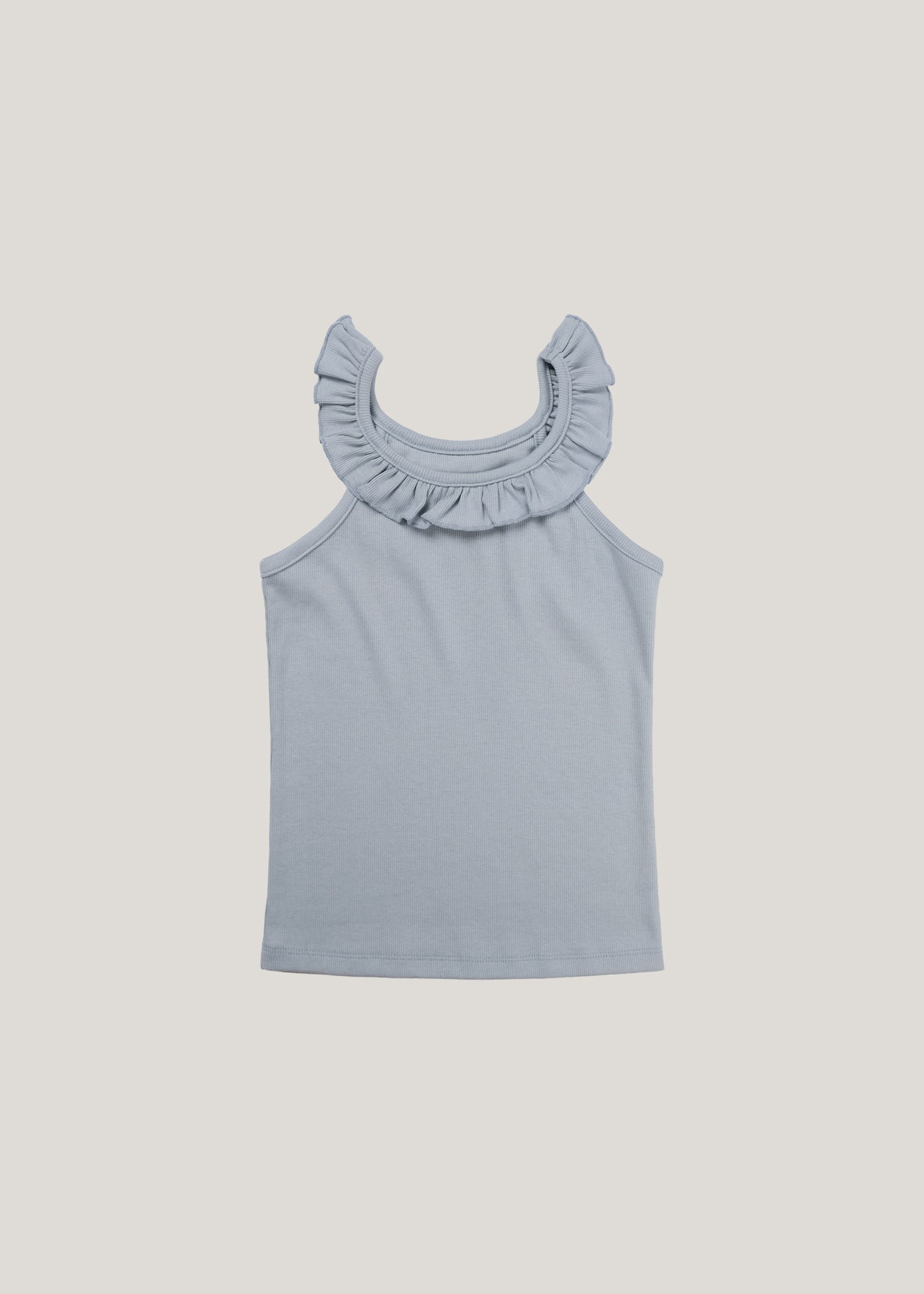 (予約) inné / ruffled sleeveless (blue)