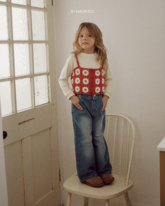 BY MIMI / Brushed Denim pants