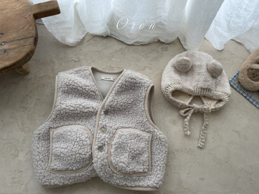 (予約) OREN / Bear Fleece Vest
