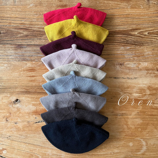 (予約) OREN /  Blanc Knit Beret