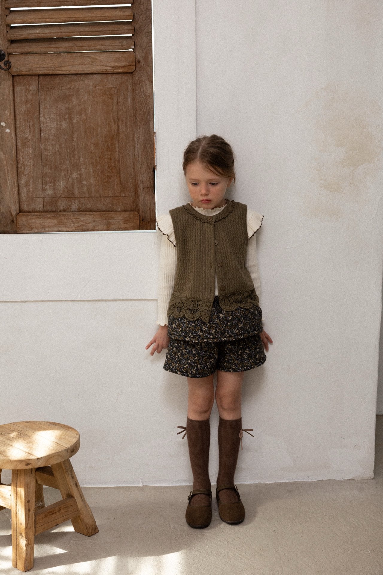 (予約) perro bebe /  Ivy Knit Vest