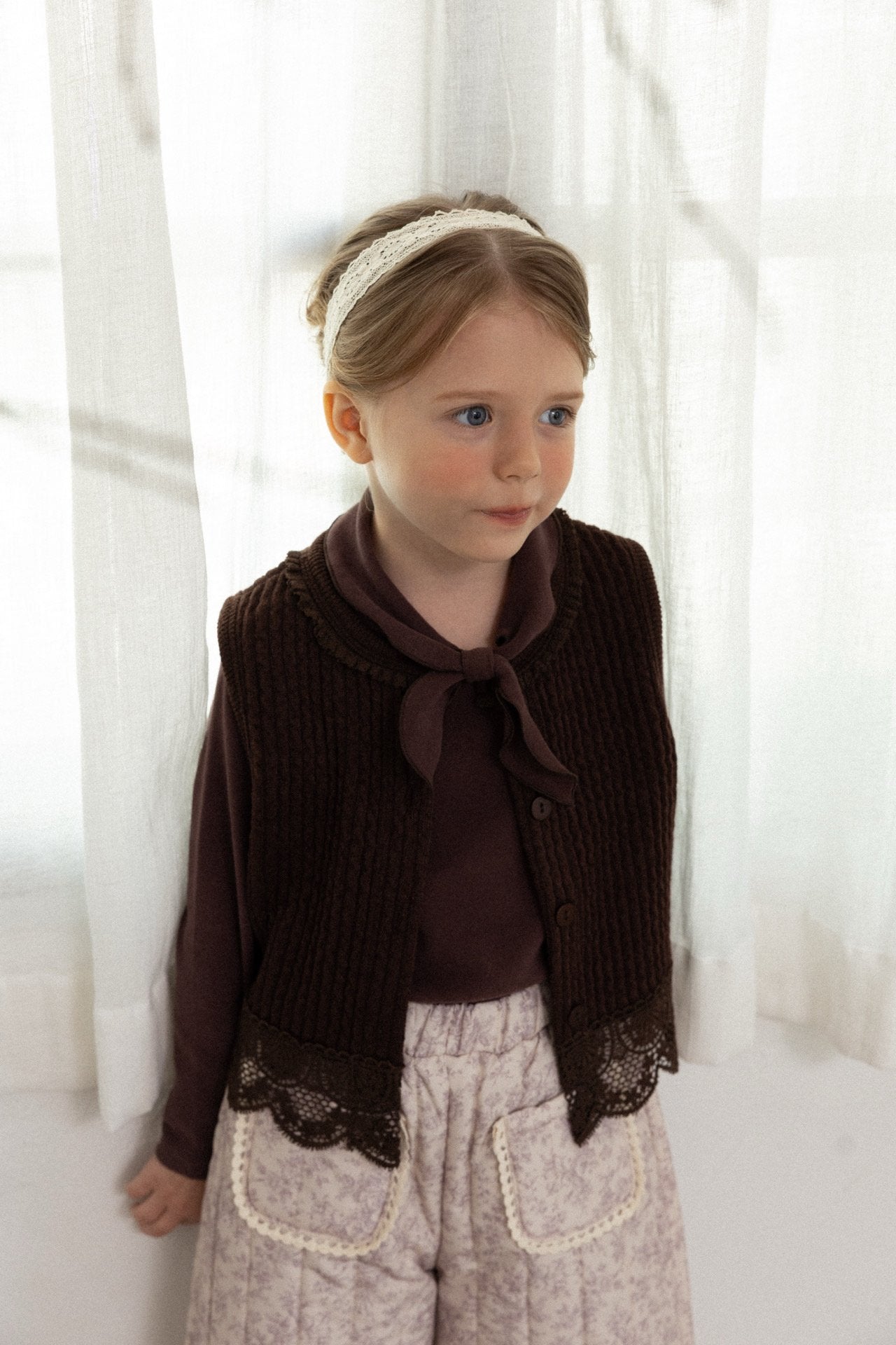 (予約) perro bebe /  Ivy Knit Vest