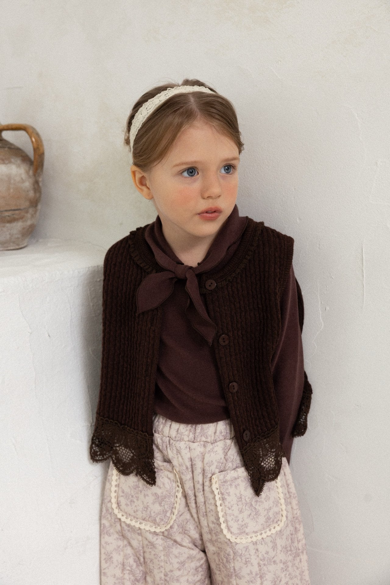 (予約) perro bebe /  Ivy Knit Vest