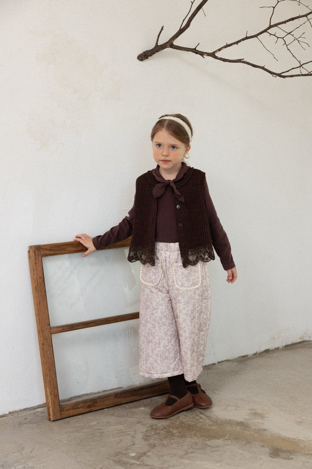 (予約) perro bebe /  Ivy Knit Vest