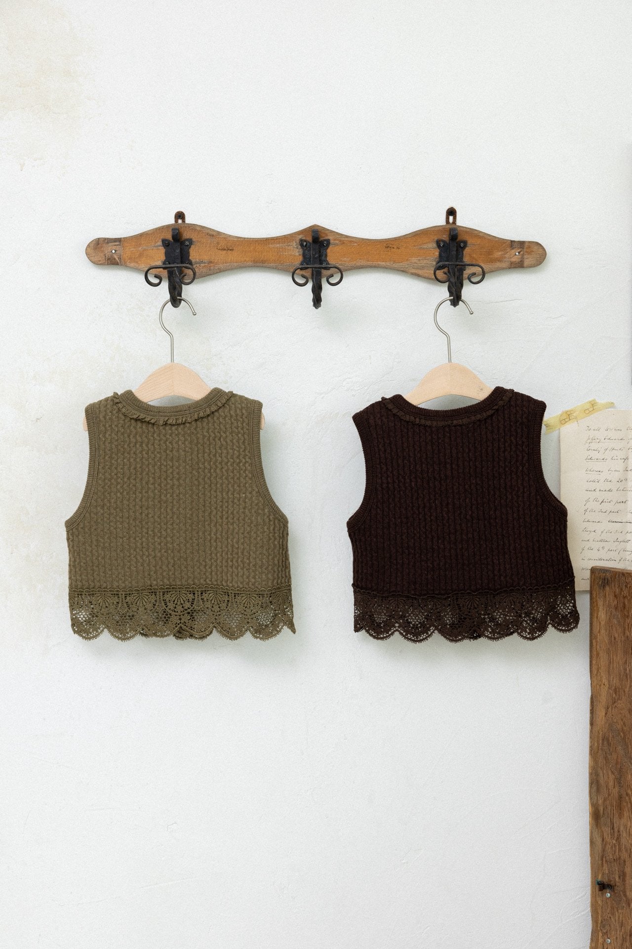 (予約) perro bebe /  Ivy Knit Vest