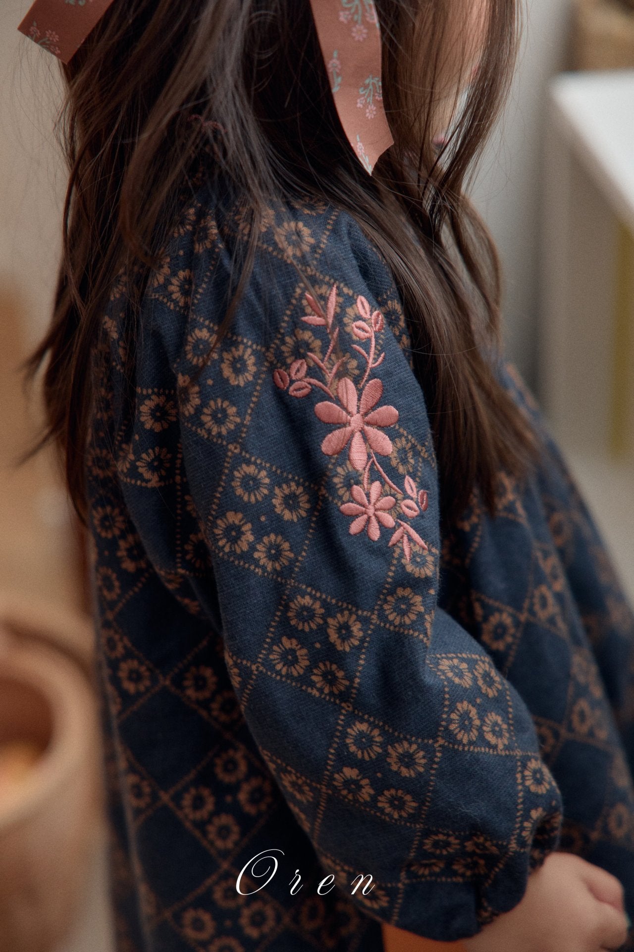 (予約)OREN / Daisy Padded dress