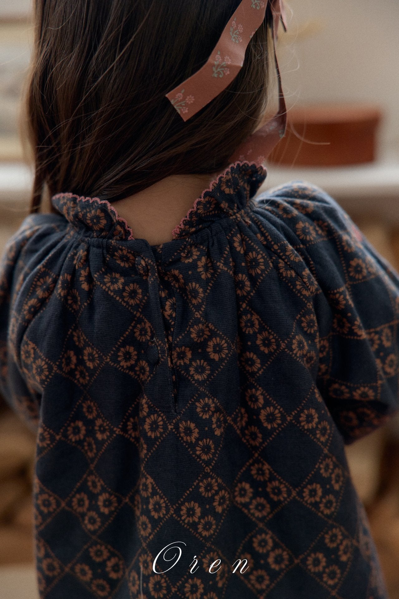 (予約)OREN / Daisy Padded dress