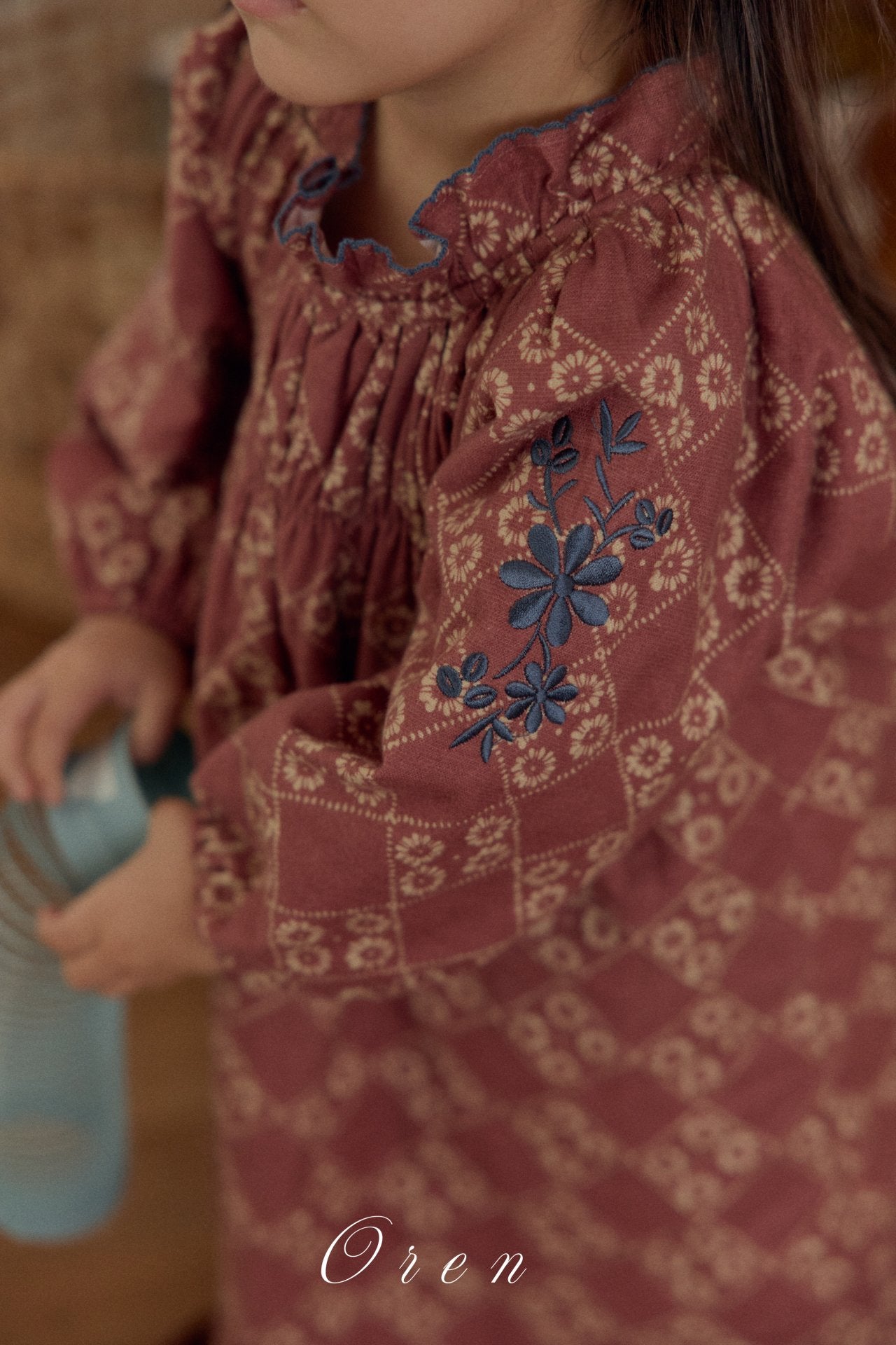(予約)OREN / Daisy Padded dress