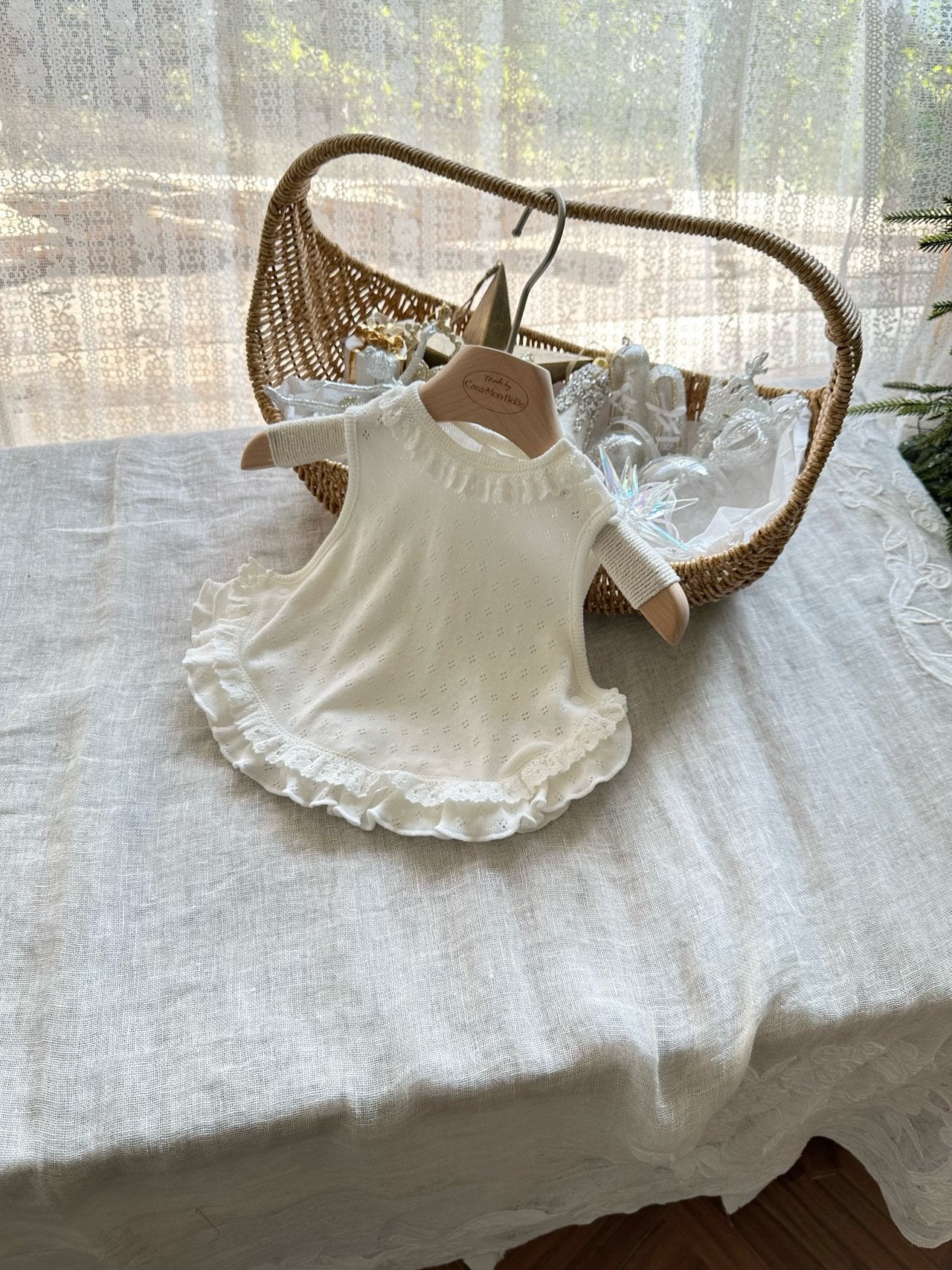 (予約) monbebe / Frill Vest