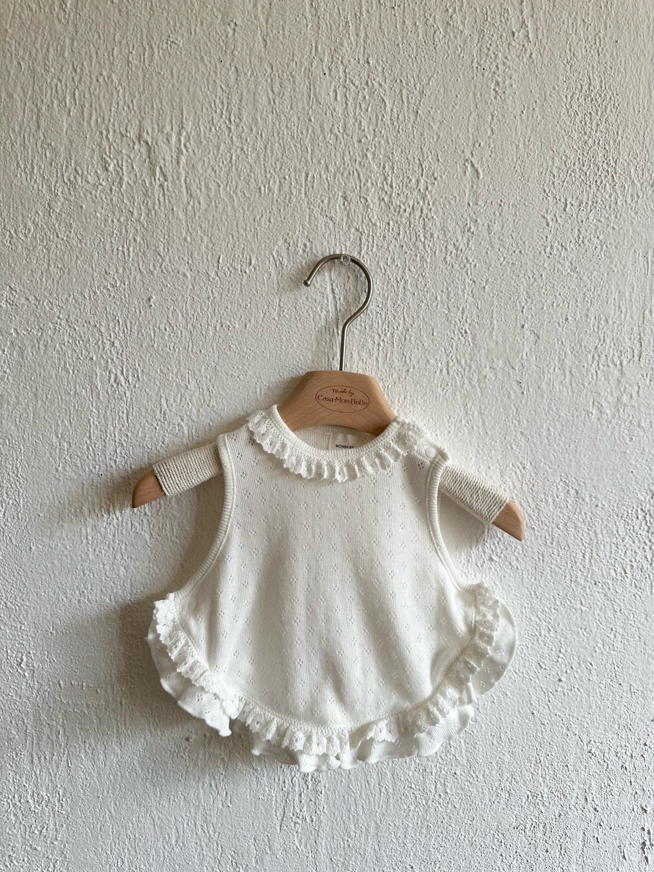 (予約) monbebe / Frill Vest