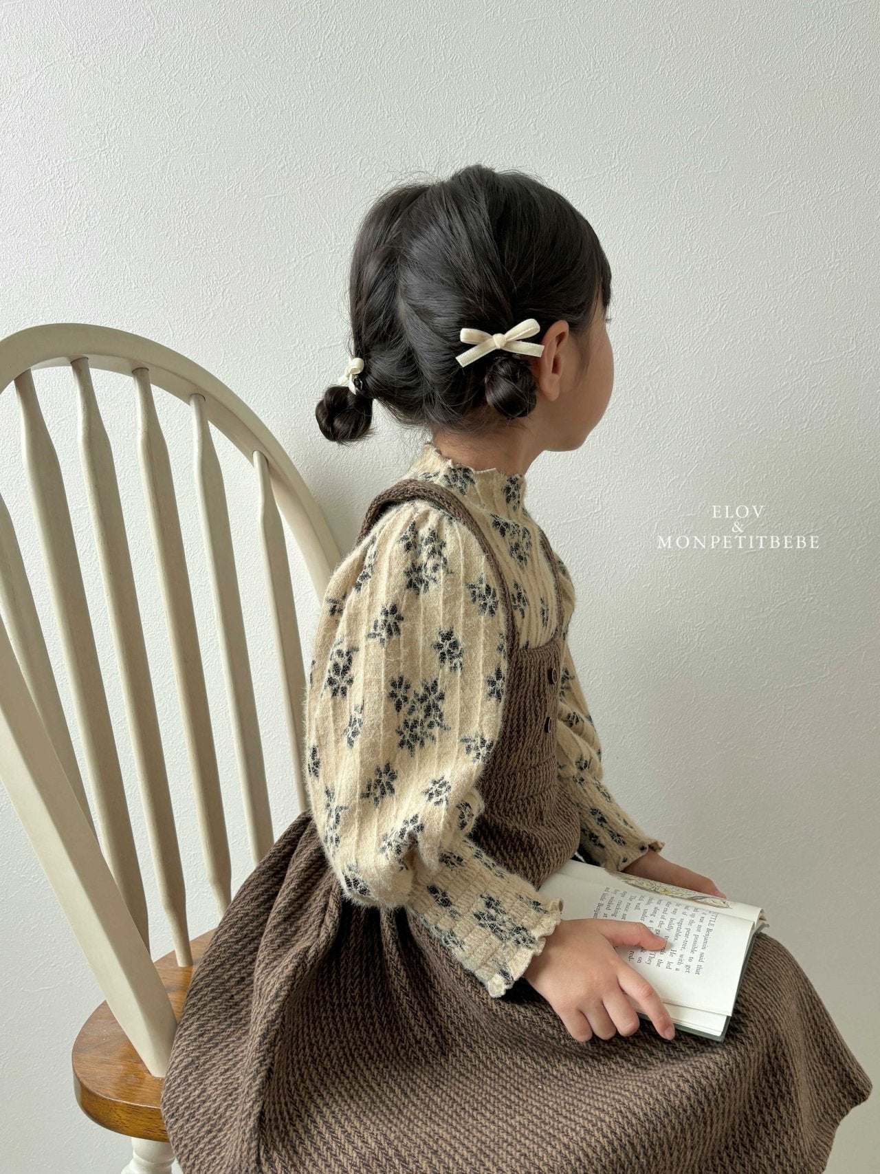 (予約) mon petit bebe /  Maren smoke t-shirt