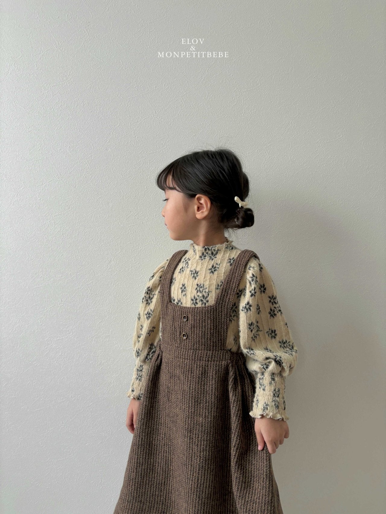 (予約) mon petit bebe /  Maren smoke t-shirt