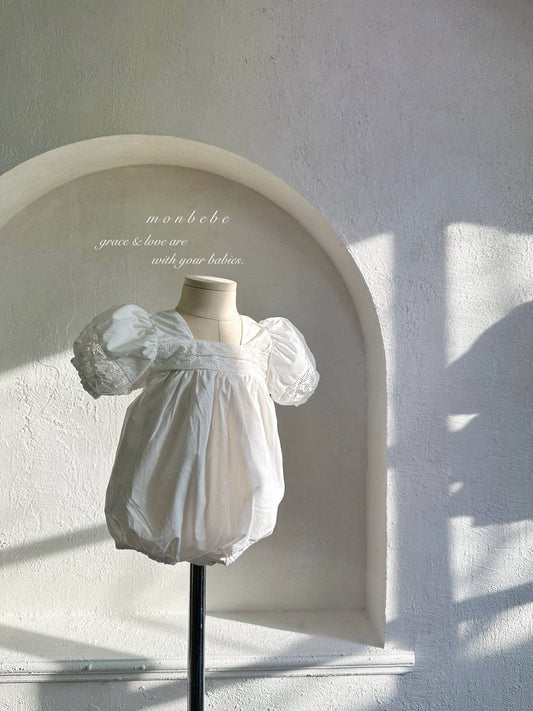 (予約) monbebe  / Rose Square Neck Suit