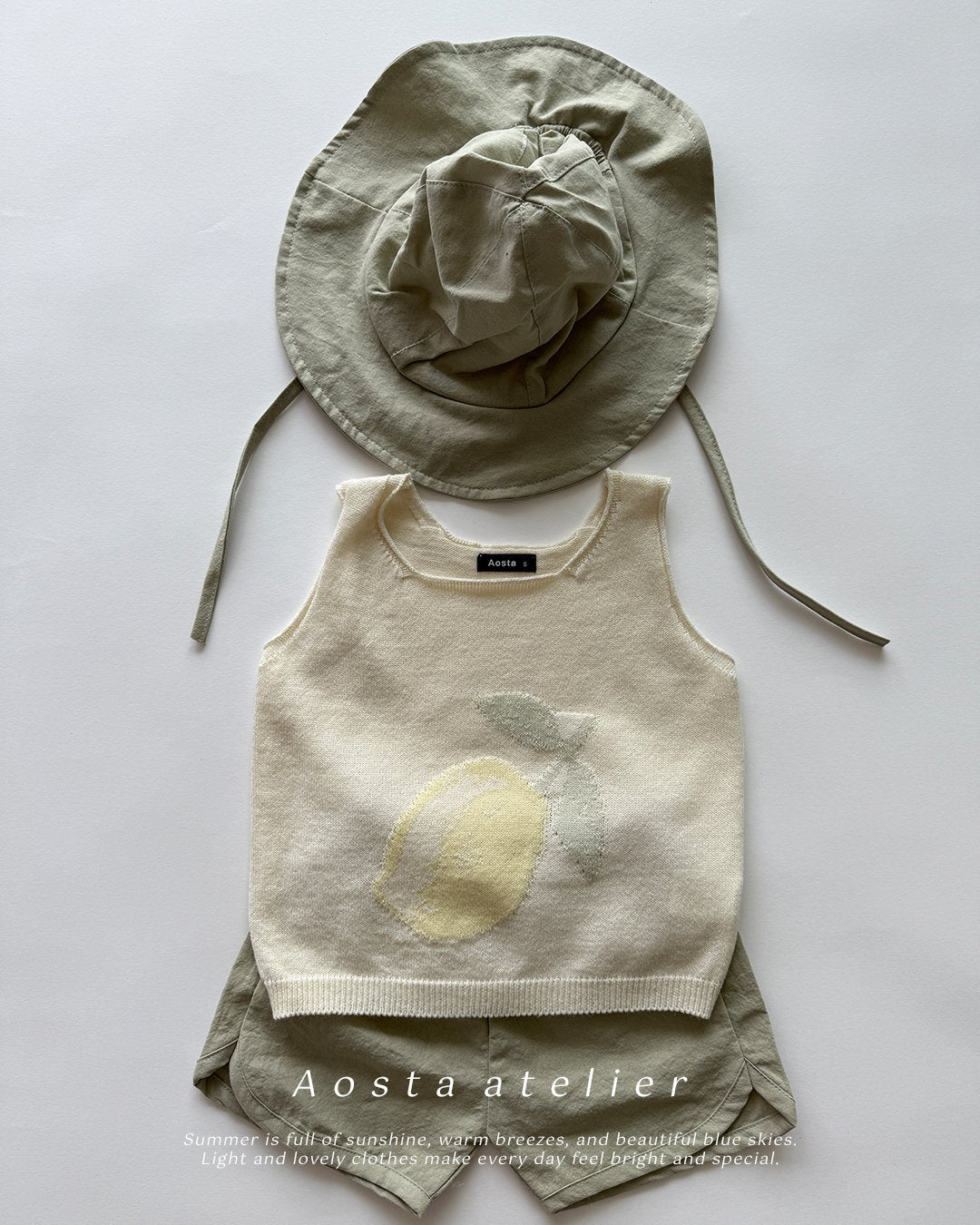 (予約) Aosta / Knit Fruit Vest