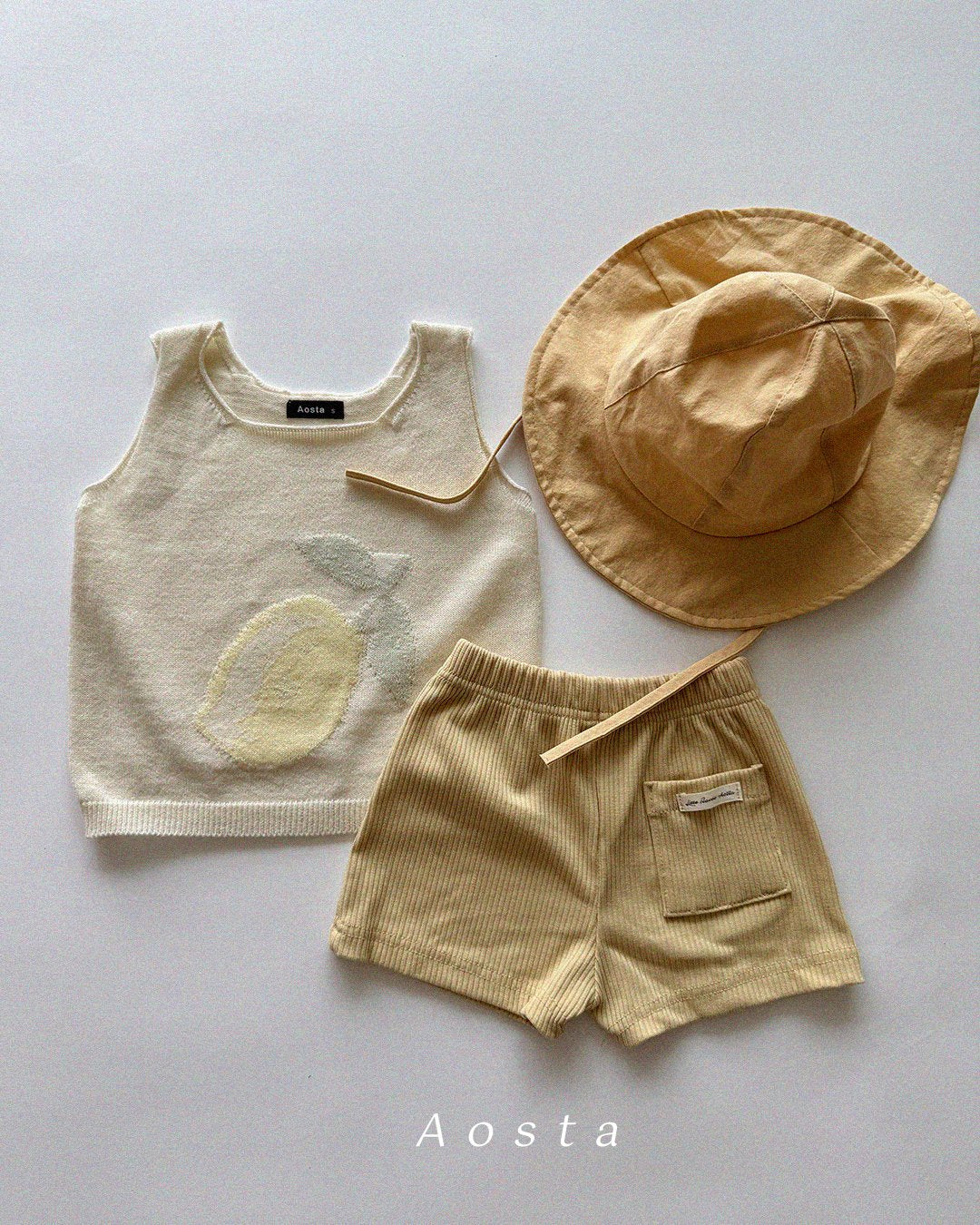 (予約) Aosta / Knit Fruit Vest