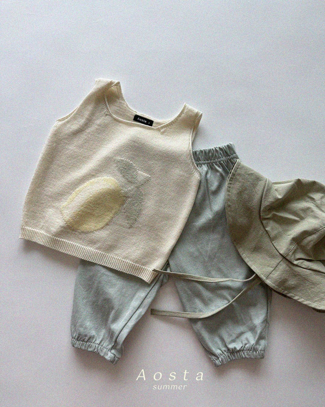 (予約) Aosta / Knit Fruit Vest