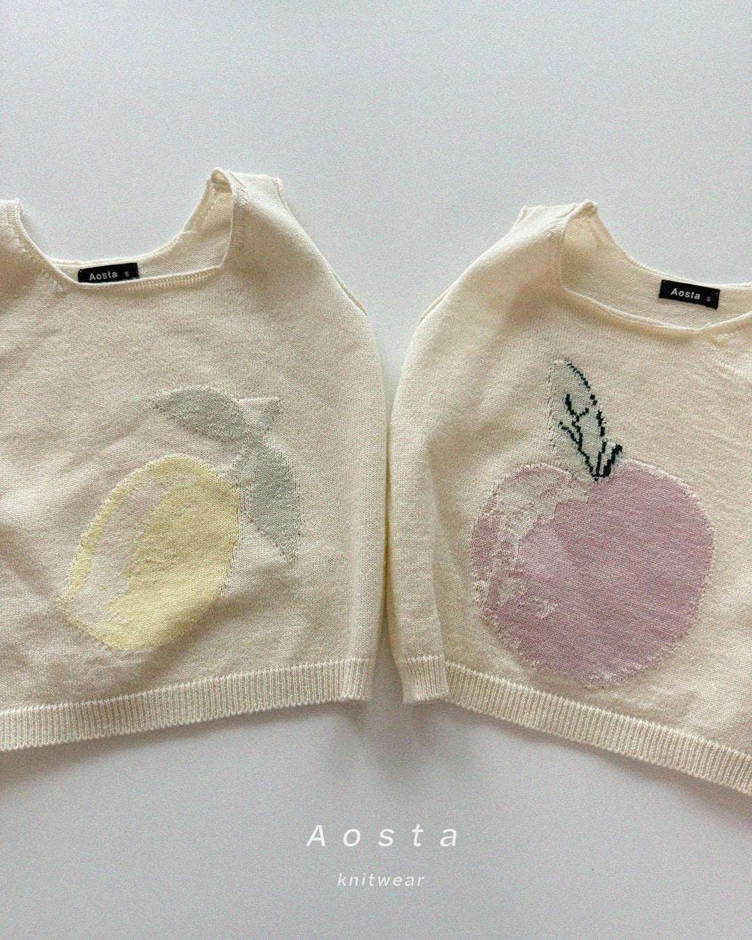 (予約) Aosta / Knit Fruit Vest
