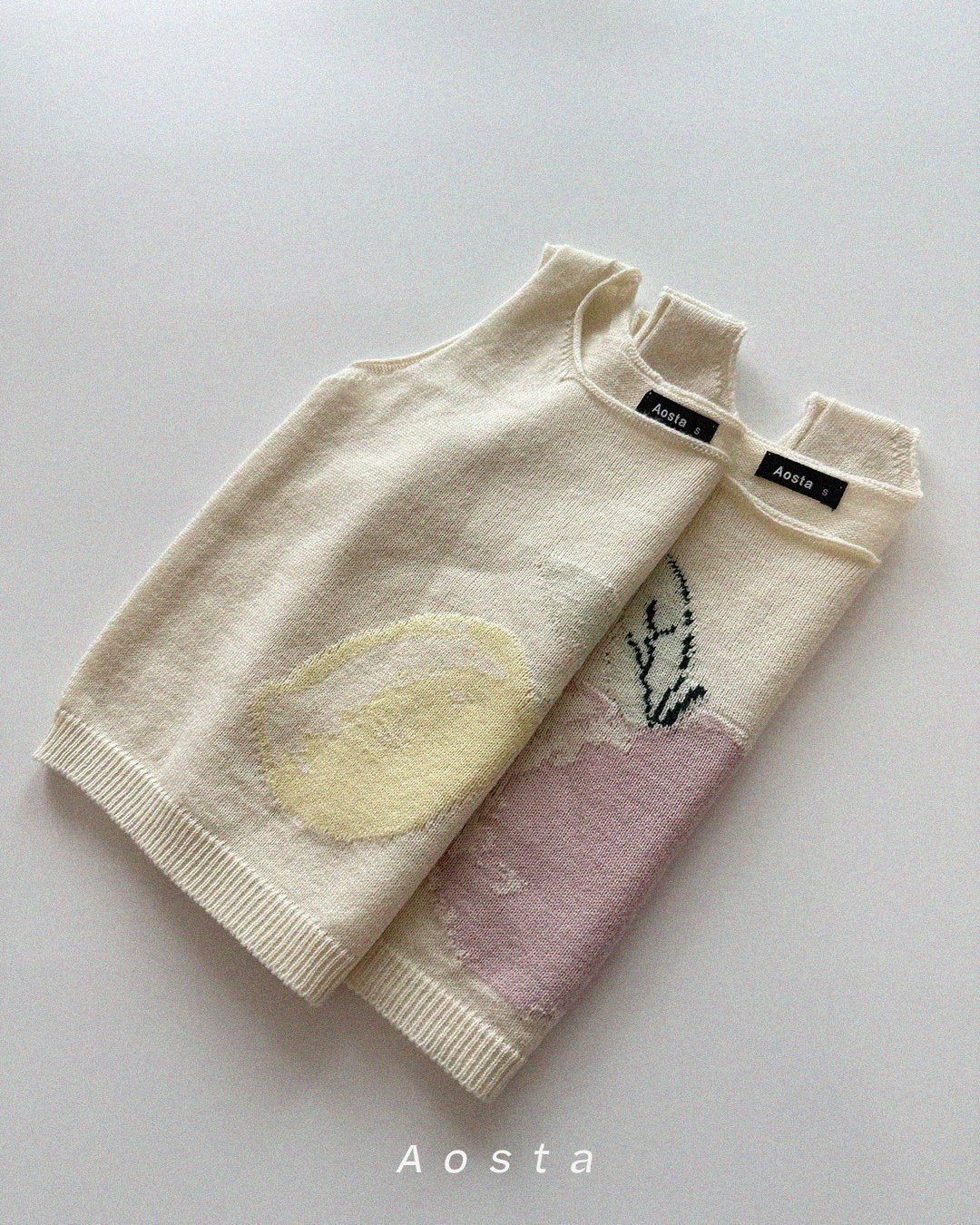 (予約) Aosta / Knit Fruit Vest