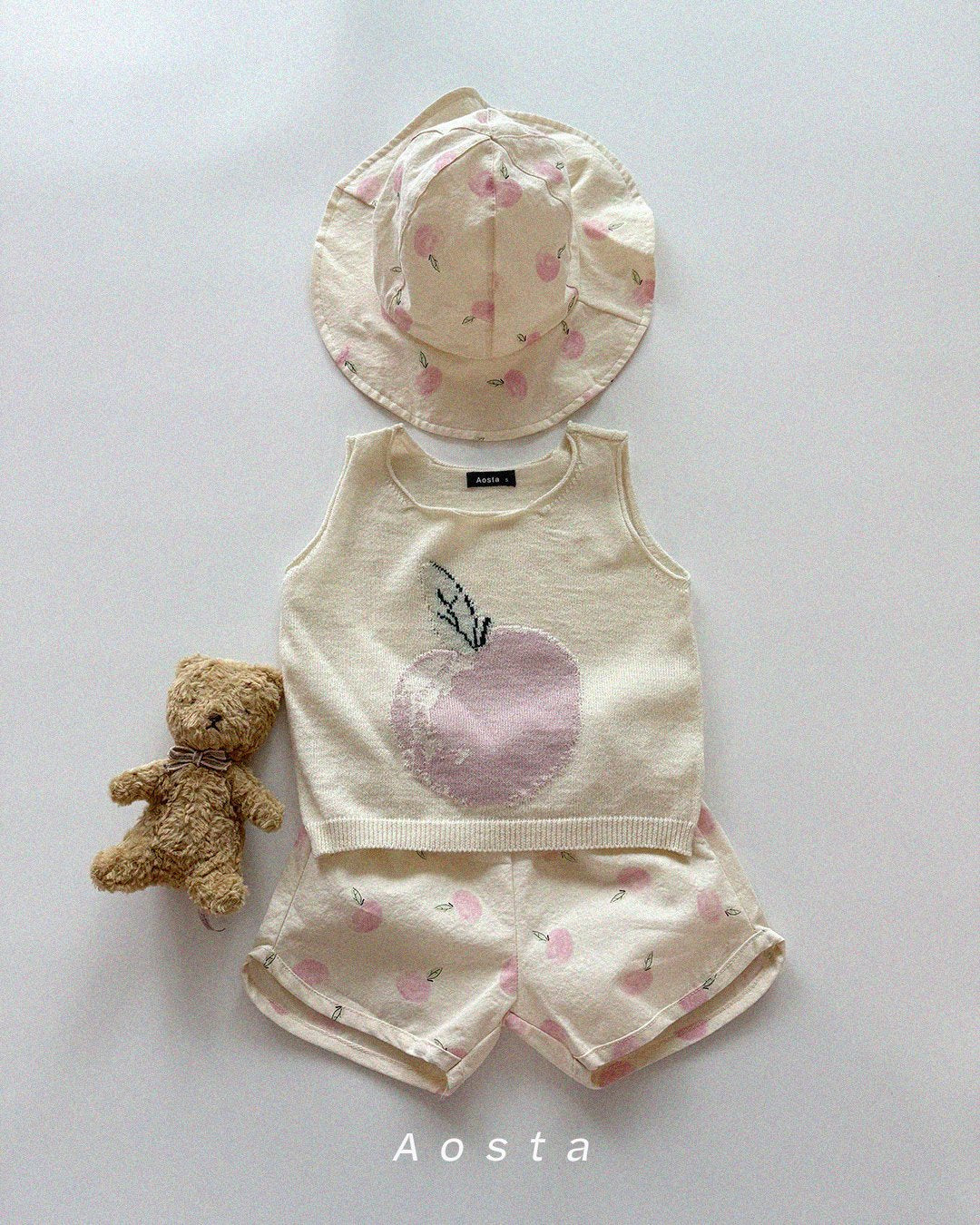 (予約) Aosta / Knit Fruit Vest